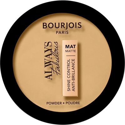 Poudre Visage Bourjois Always Fabulous - Fini Mat - 10g - Publicité Poudre Visage Bourjois Always Fabulous - Fini Mat - 10g - Publicité