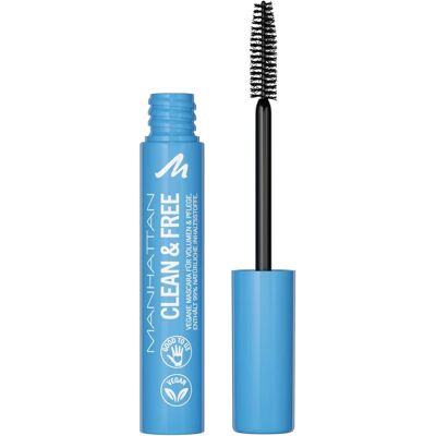 Manhattan Maquiagem Olhos Clean & Free Máscara Vegana Preta - Máscara Manhattan Maquiagem Olhos Clean & Free Máscara Vegana Preta - Máscara