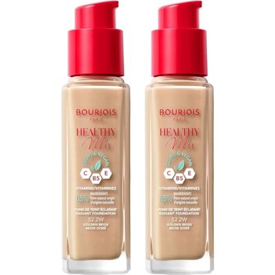 Bourjois Healthy Mix Golden Beige Fond de Teint - Fond de Teint Bourjois Healthy Mix Golden Beige Fond de Teint - Fond de Teint