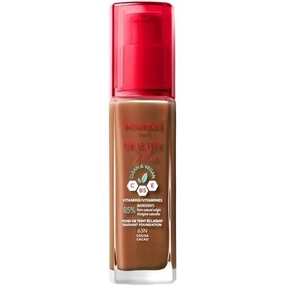 Fond de teint Healthy Mix Cacao Bourjois - Hydratant, Végane, 30ml Fond de teint Healthy Mix Cacao Bourjois - Hydratant, Végane, 30ml