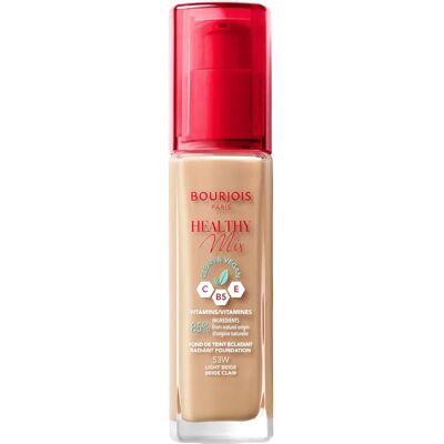 Bourjois Paris Healthy Mix Fond de Ten Ușor Bej - Strălucire, Vegan Bourjois Paris Healthy Mix Fond de Ten Ușor Bej - Strălucire, Vegan
