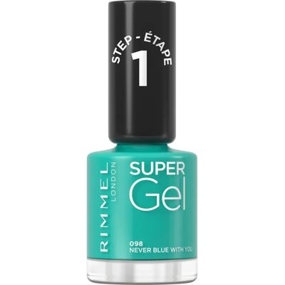 Rimmel London Super Gel - Never Blue With You - Smalto per unghie a lunga durata Rimmel London Super Gel - Never Blue With You - Smalto per unghie a lunga durata