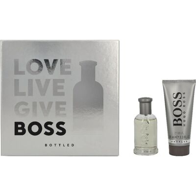 Hugo Boss Boss Bottled Coffret Cadeau - Parfum & Gel Douche - Publicité Hugo Boss Boss Bottled Coffret Cadeau - Parfum & Gel Douche - Publicité