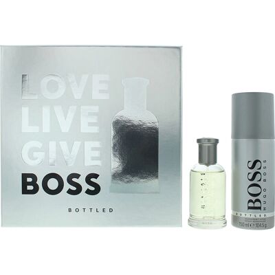 Σετ δώρου Hugo Boss Bottled για άνδρες 50ml Eau de Toilette + 150ml Ανάψυχο Σπρέι Σετ δώρου Hugo Boss Bottled για άνδρες 50ml Eau de Toilette + 150ml Ανάψυχο Σπρέι