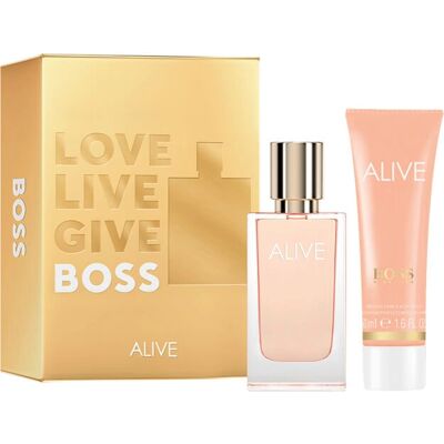 Dárková sada Hugo Boss Alive - Eau de Parfum 30ml & Tělové Mléko 50ml Dárková sada Hugo Boss Alive - Eau de Parfum 30ml & Tělové Mléko 50ml
