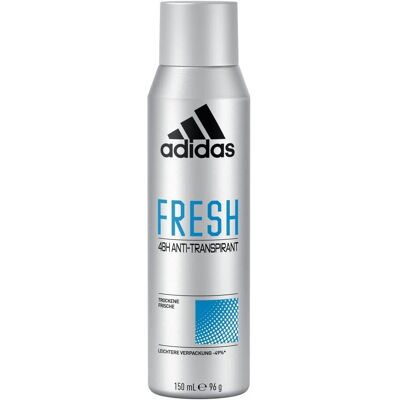 adidas Fresh 48h Antiperspirant Deodorant Spray 150ml adidas Fresh 48h Antiperspirant Deodorant Spray 150ml