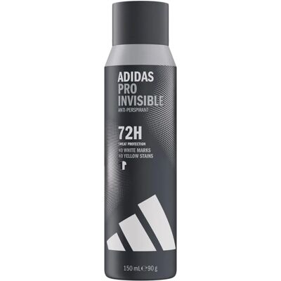 Adidas Pro Invisible Desodorante Spray - Proteção 48H Adidas Pro Invisible Desodorante Spray - Proteção 48H