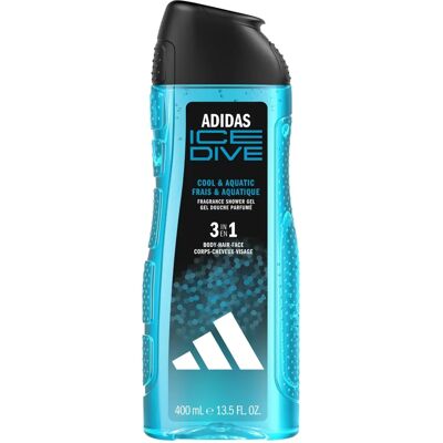 Adidas Ice Dive Żel Pod Prysznic 3-W-1 (400ml) Adidas Ice Dive Żel Pod Prysznic 3-W-1 (400ml)