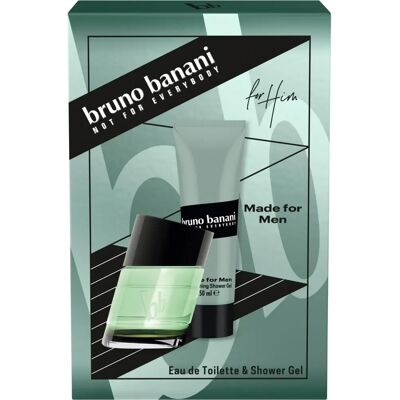 Set de Regalo Bruno Banani Made For Men - EDT 30ml + Gel de Ducha 50ml Set de Regalo Bruno Banani Made For Men - EDT 30ml + Gel de Ducha 50ml