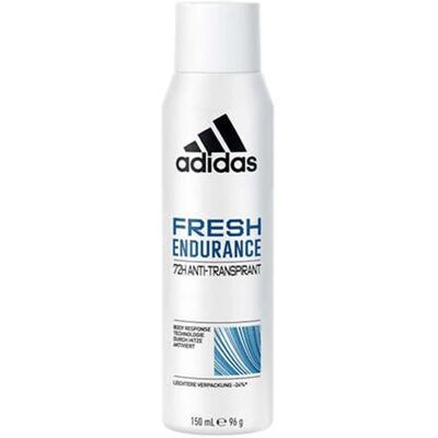 Déodorant Spray Adidas Fresh Endurance - Protection 72h, Végan, Sans Alcool, 150ml - Publicité Déodorant Spray Adidas Fresh Endurance - Protection 72h, Végan, Sans Alcool, 150ml - Publicité
