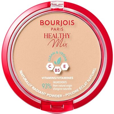 Polvere Bourjois Healthy Mix Beige Dorato - Splendente, a lunga durata Polvere Bourjois Healthy Mix Beige Dorato - Splendente, a lunga durata