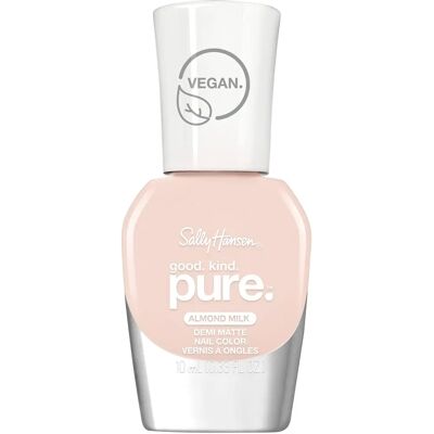 Sally Hansen Good Kind Puro Vegan Smalto per Unghie - Latte di Mandorla - Demi Opaco - 10ml Sally Hansen Good Kind Puro Vegan Smalto per Unghie - Latte di Mandorla - Demi Opaco - 10ml