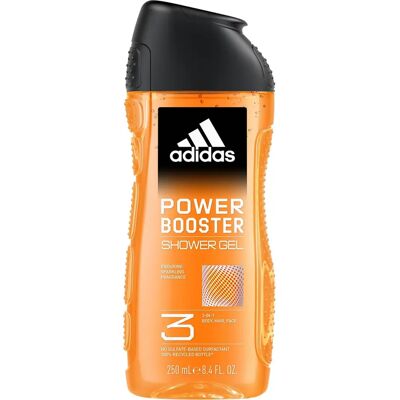 Gel Douche 3-en-1 Adidas Power Booster (250ml) Gel Douche 3-en-1 Adidas Power Booster (250ml)