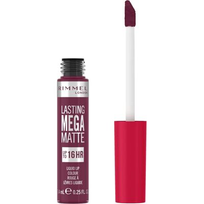 Rimmel Lasting Mega Matte Liquid Lip Colour - Purple - Liquid Lipstick - Matte Finish Rimmel Lasting Mega Matte Liquid Lip Colour - Purple - Liquid Lipstick - Matte Finish