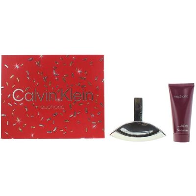 Calvin Klein Euphoria 100ml + Kroppslotion Gavesett Calvin Klein Euphoria 100ml + Kroppslotion Gavesett