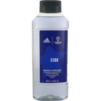 Adidas Uefa Champions League Star Edition - Déodorant et Gel douche - Publicité Adidas Uefa Champions League Star Edition - Déodorant et Gel douche - Publicité