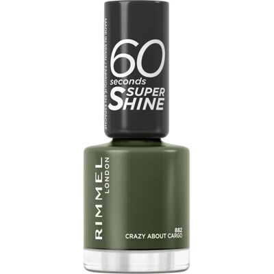 Rimmel London Model 882 - Crazy About Cargo Nail Polish - 60 Seconds Super Shine Rimmel London Model 882 - Crazy About Cargo Nail Polish - 60 Seconds Super Shine