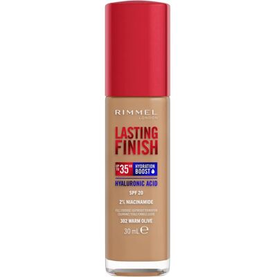 Rimmel Lasting Finish Foundation - Hydrating SPF 20 - 35H - Warm Olive Rimmel Lasting Finish Foundation - Hydrating SPF 20 - 35H - Warm Olive