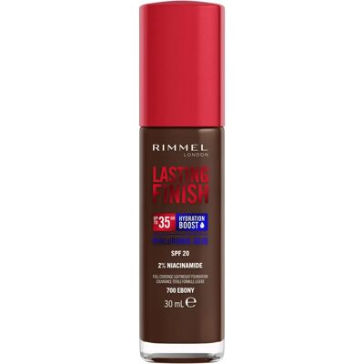 Rimmel Lasting Finish Foundation - Ebony - Full Coverage - SPF 20 - 35H Rimmel Lasting Finish Foundation - Ebony - Full Coverage - SPF 20 - 35H