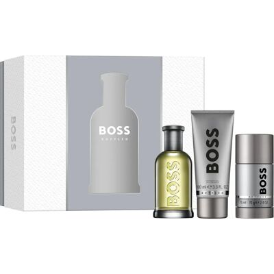 Coffret Cadeau Hugo Boss BOTTLED - Eau de Toilette 100ml & Autres - Publicité Coffret Cadeau Hugo Boss BOTTLED - Eau de Toilette 100ml & Autres - Publicité