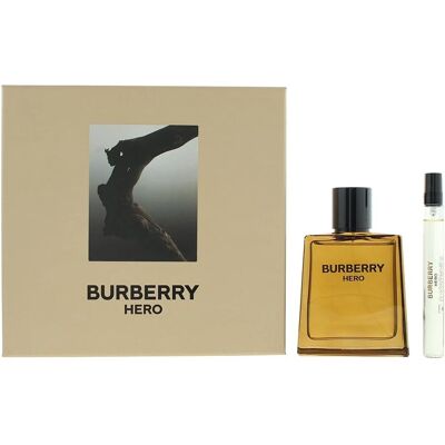 Burberry Hero Eau de Parfum - Coffret Cadeau 100ml + 10ml - Publicité Burberry Hero Eau de Parfum - Coffret Cadeau 100ml + 10ml - Publicité