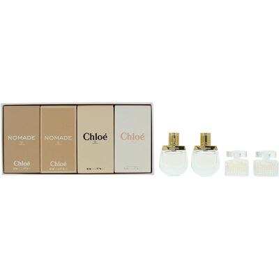 Zestaw mini perfum Chloé - 4 sztuki, 0,16oz, Nomade ED Zestaw mini perfum Chloé - 4 sztuki, 0,16oz, Nomade ED