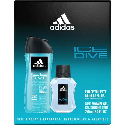 Set Regalo Adidas Ice Dive - Fragranza per Uomo Set Regalo Adidas Ice Dive - Fragranza per Uomo