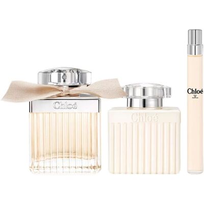 Chloé Chloe Lahjakortti EDP 100ml, Vartalovoide 100ml, Mini EDP 5ml - Tuoksupakkaus Chloé Chloe Lahjakortti EDP 100ml, Vartalovoide 100ml, Mini EDP 5ml - Tuoksupakkaus