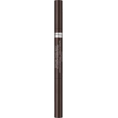 Rimmel London Brow This Way Dunkelbraune Augenbrauenstift - Make-up Rimmel London Brow This Way Dunkelbraune Augenbrauenstift - Make-up