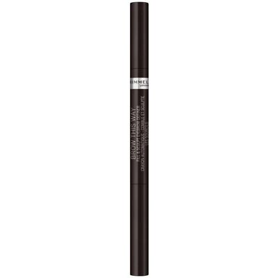 Crayon à Sourcils Rimmel London Brow This Way N° 04 Soft Black - Maquillage des sourcils Crayon à Sourcils Rimmel London Brow This Way N° 04 Soft Black - Maquillage des sourcils