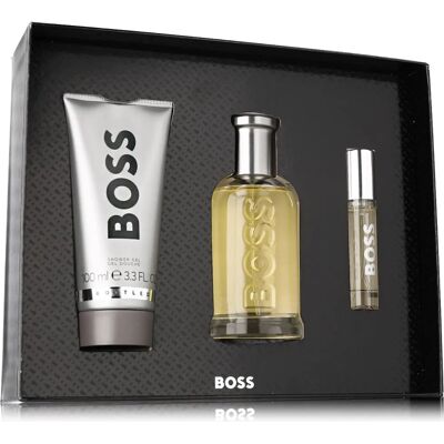 Hugo Boss Bottled Eau de Toilette 100ml Coffret Cadeau (3 pièces) - Publicité Hugo Boss Bottled Eau de Toilette 100ml Coffret Cadeau (3 pièces) - Publicité