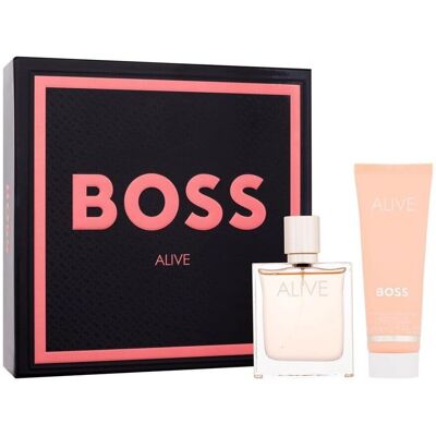 Coffret Cadeau BOSS Alive Rose - Parfum et Lotion pour le corps - Publicité Coffret Cadeau BOSS Alive Rose - Parfum et Lotion pour le corps - Publicité