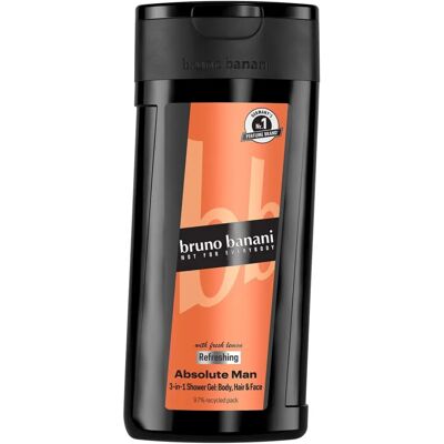 Bruno Banani Absolute Man Verfrissende Douchegel - Voor Mannen Bruno Banani Absolute Man Verfrissende Douchegel - Voor Mannen
