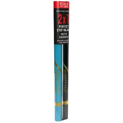 Max Factor Perfect Stay Kajal - Duradero, Resistente al Agua, 2x1.3g Max Factor Perfect Stay Kajal - Duradero, Resistente al Agua, 2x1.3g