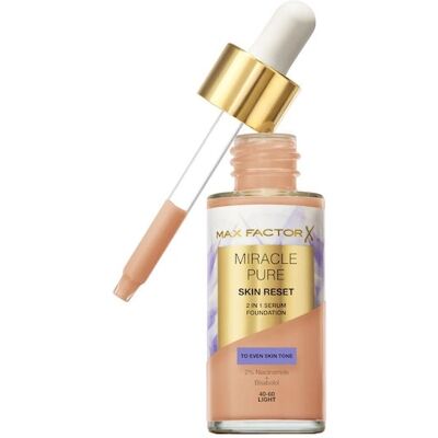 Max Factor Miracle Pure Light Foundation - Skin Reset Max Factor Miracle Pure Light Foundation - Skin Reset