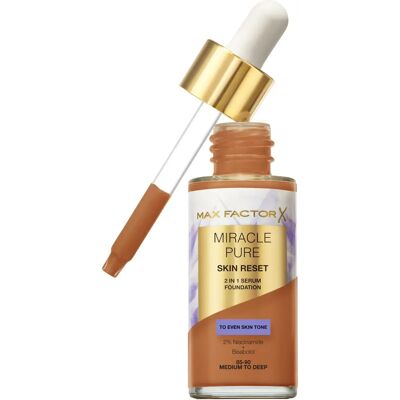 Max Factor Miracle Pure Medium to Deep Foundation - Makeup Max Factor Miracle Pure Medium to Deep Foundation - Makeup