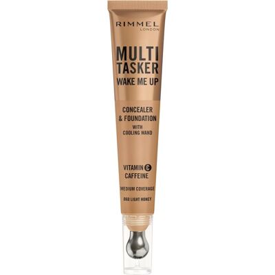 Rimmel London Multi-Tasker Wake Me Up Foundation & Concealer - Light Honey Rimmel London Multi-Tasker Wake Me Up Foundation & Concealer - Light Honey