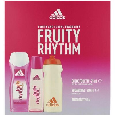 Conjunto de Perfumes Femininos Adidas Fruity Rhythm 3 Peças Conjunto de Perfumes Femininos Adidas Fruity Rhythm 3 Peças