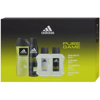 Set de regalo adidas Pure Game 4 piezas - Perfume Set de regalo adidas Pure Game 4 piezas - Perfume