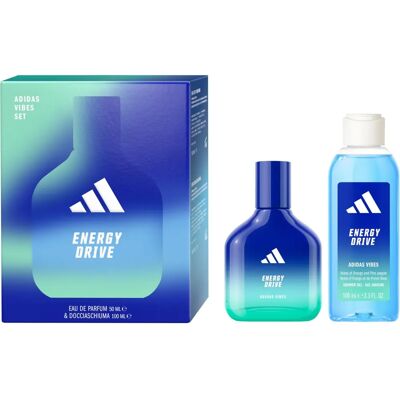 Set Adidas Vibes Energy Drive - Eau de Parfum e Gel Doccia Set Adidas Vibes Energy Drive - Eau de Parfum e Gel Doccia