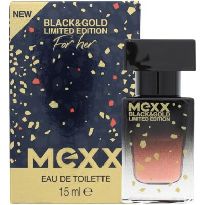 Mexx Black & Gold Pour Femmes Eau De Toilette - Édition Limitée Mexx Black & Gold Pour Femmes Eau De Toilette - Édition Limitée