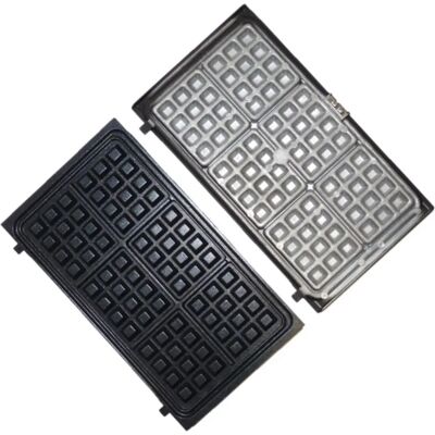 Piastre per Waffle Tefal - Confezione da 2 per Gaufrier e Croque-Monsieur Piastre per Waffle Tefal - Confezione da 2 per Gaufrier e Croque-Monsieur