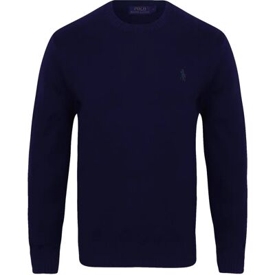 Polo Ralph Lauren Rundhals-Pullover aus Baumwolle (625541) - blau Polo Ralph Lauren Rundhals-Pullover aus Baumwolle (625541) - blau