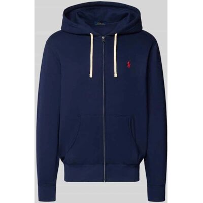 Polo Ralph Lauren Men's Logo Fleece Zip Up Hoodie - Cruise Navy - Hoodie Polo Ralph Lauren Men's Logo Fleece Zip Up Hoodie - Cruise Navy - Hoodie