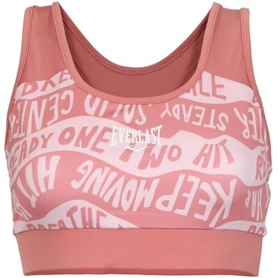 Sujetador deportivo Everlast Talla S - Rosa - Material transpirable Sujetador deportivo Everlast Talla S - Rosa - Material transpirable