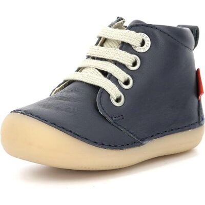 Kickers Sonizip Kinderschuhe - Leder, Schnürung & Reißverschluss Kickers Sonizip Kinderschuhe - Leder, Schnürung & Reißverschluss