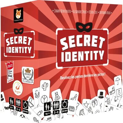 FUNNY FOX SECRET IDENTITY - Jeu de société - Stratégie et déduction - Publicité FUNNY FOX SECRET IDENTITY - Jeu de société - Stratégie et déduction - Publicité