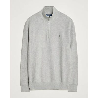 Polo Ralph Lauren Pullover mit Viertelreißverschluss (651913) - grau Polo Ralph Lauren Pullover mit Viertelreißverschluss (651913) - grau