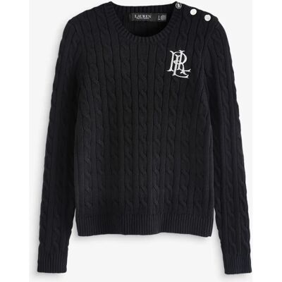 Lauren Ralph Lauren - Baumwollpullover - Schwarz - Damen Lauren Ralph Lauren - Baumwollpullover - Schwarz - Damen