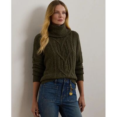 Lauren Ralph Lauren - Suéter Eco-LS Crofter - Verde - Suéter Lauren Ralph Lauren - Suéter Eco-LS Crofter - Verde - Suéter